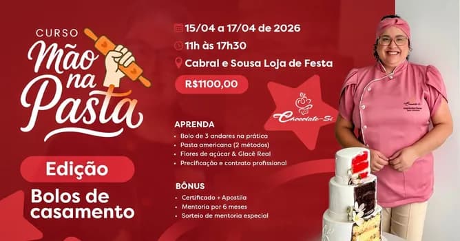 Imagem do Mão na  Pasta- Edição: Bolos de Casamento