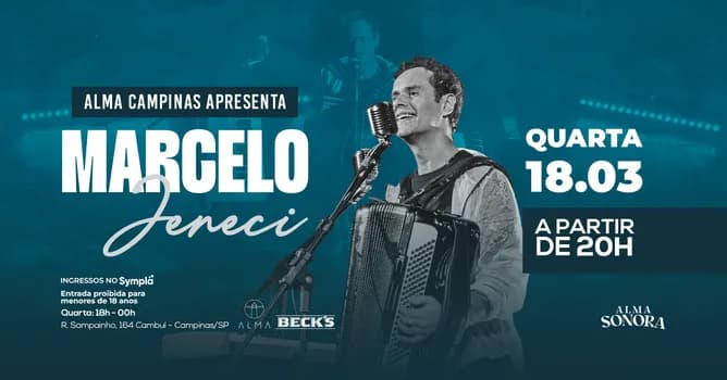 Imagem do MARCELO JENECI NO ALMA CAMPINAS | 18.03