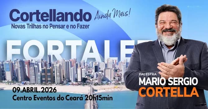 Imagem do Mario Sergio Cortella em Fortaleza CE