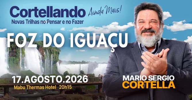 Imagem do Mario Sergio Cortella em Foz do Iguaçu PR