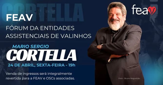 Imagem do MARIO SERGIO CORTELLA EM VALINHOS SP