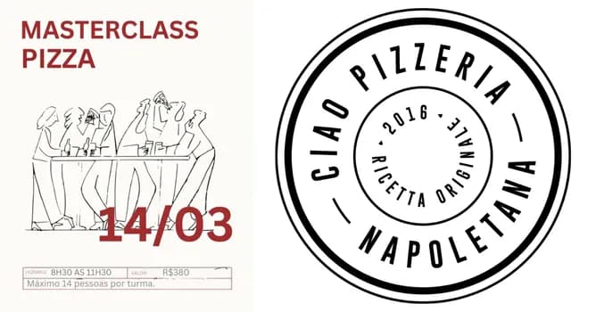 Imagem do MASTER CLASS DE PIZZA NAPOLETANA - CIAO 14/03/2026