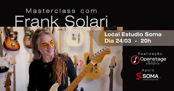 Imagem do Masterclass com Frank Solari