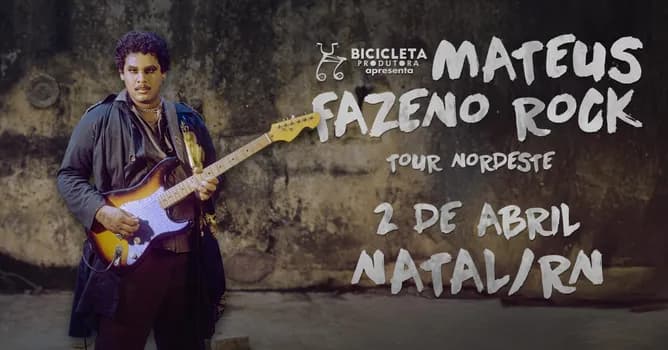 Imagem do Mateus Fazeno Rock em Natal / RN