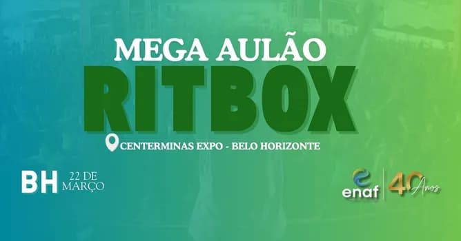 Imagem do MEGA AULÃO RITBOX - BH - ENAF 40 ANOS