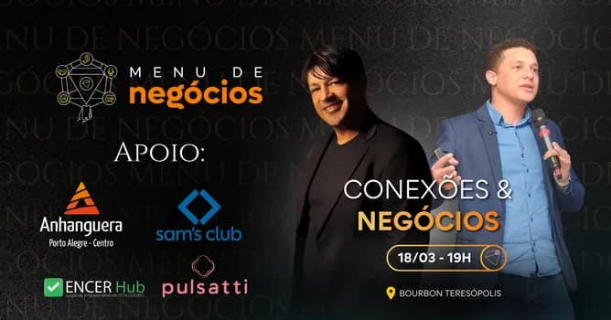 Imagem do Menu de negócios