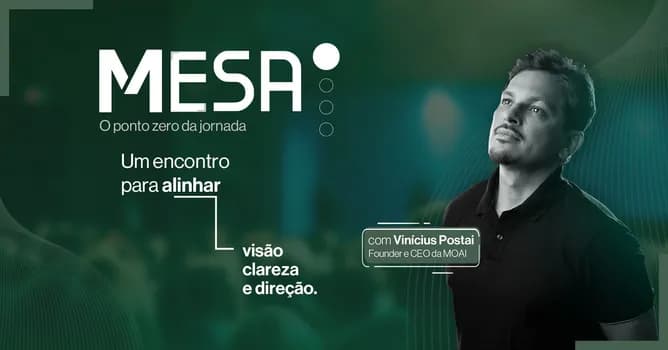 Imagem do MESA | O ponto zero da jornada MOAI