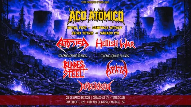 Imagem do METAL FEST na Casa Tetriz