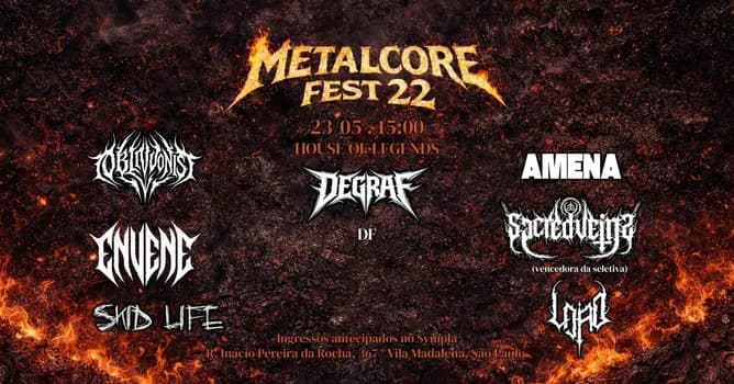 Imagem do Metalcore Fest 22