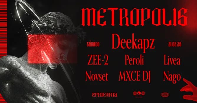Imagem do Metropolis convida Deekapz @ Ephigenia