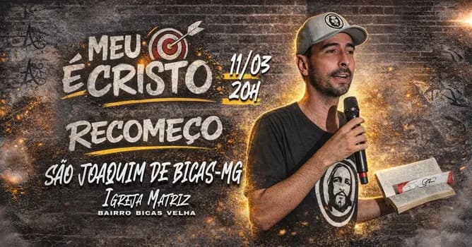 Imagem do MEU ALVO É CRISTO - SÃO JOAQUIM DE BICAS - MG