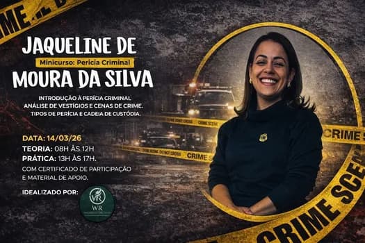 Imagem do Mini Curso de Perícia Criminal