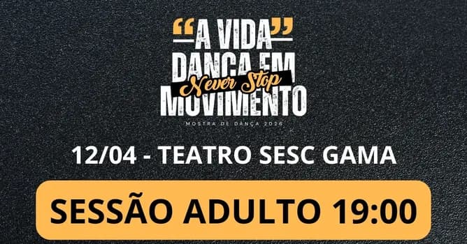 Imagem do Mostra de Dança 2026 - A vida dança em movimento