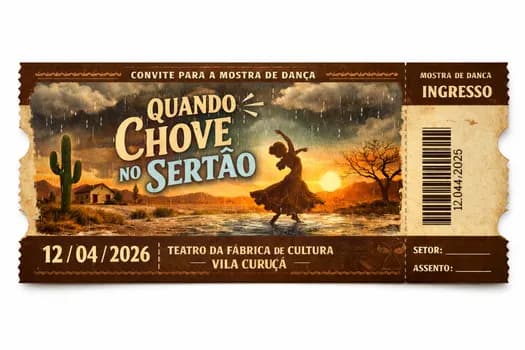 Imagem do Mostra de Dança QUANDO CHOVE NO SERTÃO