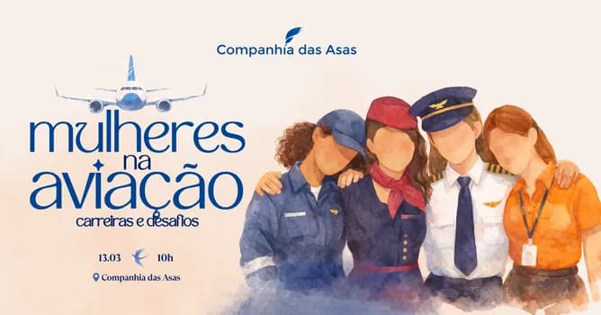 Imagem do Mulheres na Aviação: Carreiras e Desafios