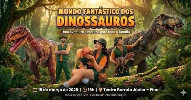 Imagem do Mundo fantástico dos dinossauros