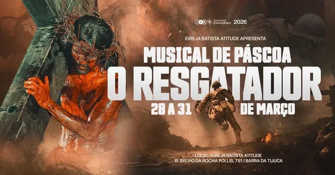 Imagem do Musical de Páscoa o Resgatador