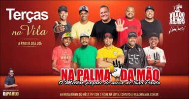 NA PALMA DA MÃO NA VILA DO SAMBA em São Paulo