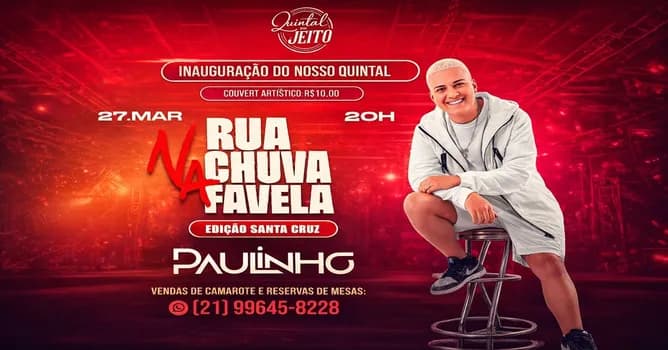 Imagem do Na Rua, Na chuva, Na favela edição Sta. Cruz