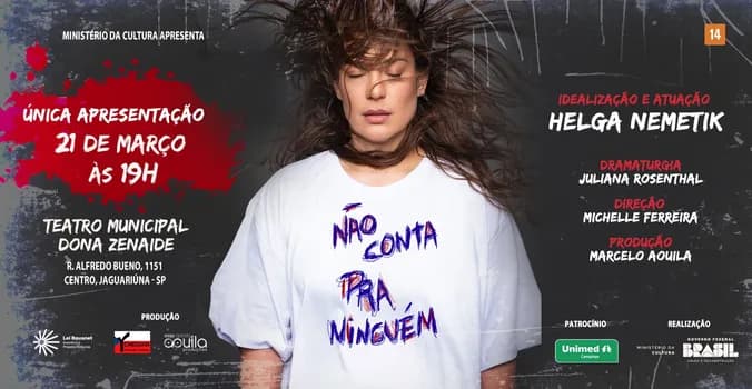 Imagem do NÃO CONTA PRA NINGUÉM - 21 de março em JAGUARIÚNA