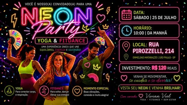 Imagem do Neon Party YOGA & FITDANCE