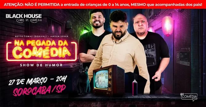 Imagem do NETTO TOMAZ em SOROCABA - Stand up Comedy