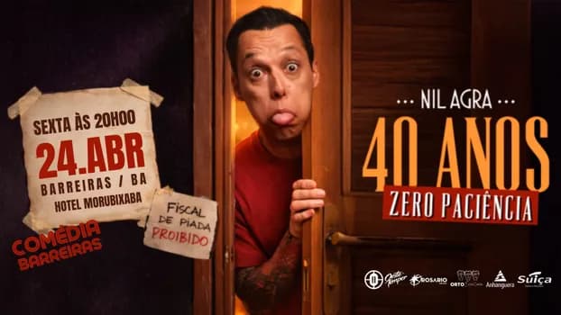 Imagem do NIL AGRA em 40 ANOS ZERO PACIÊNCIA
