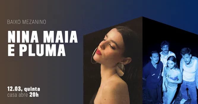 Imagem do Nina Maia e Pluma no Baixo Mezanino da Autêntica