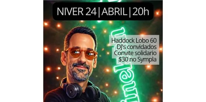 Imagem do Niver do DJ - Convite Solidario