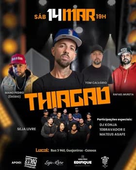 Imagem do Noite do rap com Thiagão