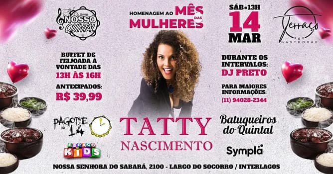 Imagem do NOSSO QUINTAL - HOMENAGEM AS MULHERES