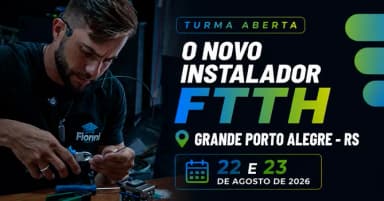 NOVO INSTALADOR FTTH em Porto Alegre