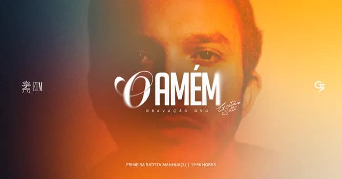 Imagem do O AMÉM | Gustavo Sette | Gravação de DVD