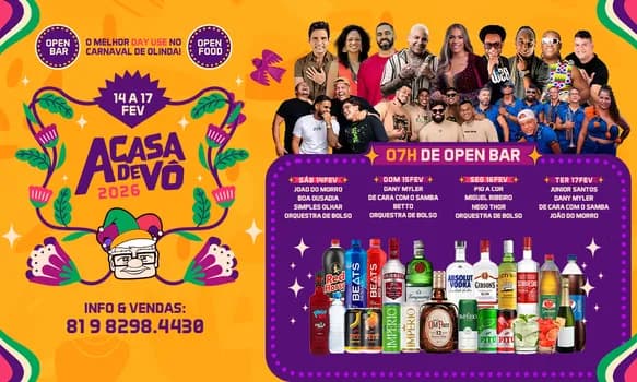 Imagem do O BLOCO A CASA DE VÔ 2026