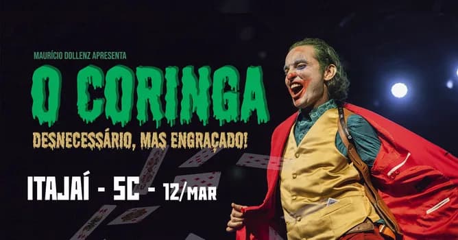 Imagem do O CORINGA - DESNECESSÁRIO MAS ENGRAÇADO EM ITAJAÍ