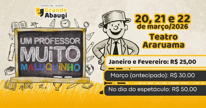 Imagem do O Professor Muito Maluquinho - Grupo Grande Abaugi