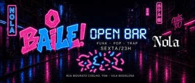 oBAILE! - OPEN BAR - 24/7 em São Paulo