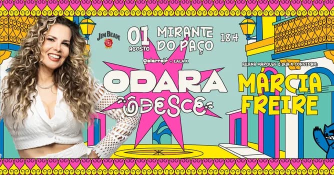 Imagem do Odara Ôdesce convida Márcia Freire