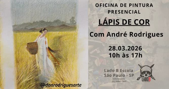 Imagem do Oficina de pintura presencial - Lápis de cor