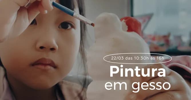 Imagem do Oficina Recreativa: Pintura em gesso