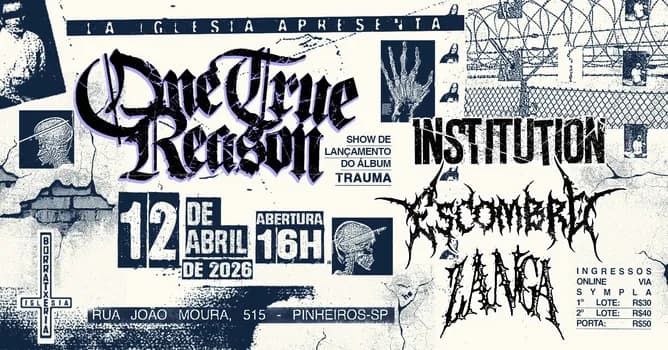 Imagem do ONE TRUE REASON - Lançamento Álbum: Trauma