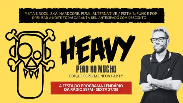 Imagem do OPEN BAR | HPNM (89FM) | FESTA NEON