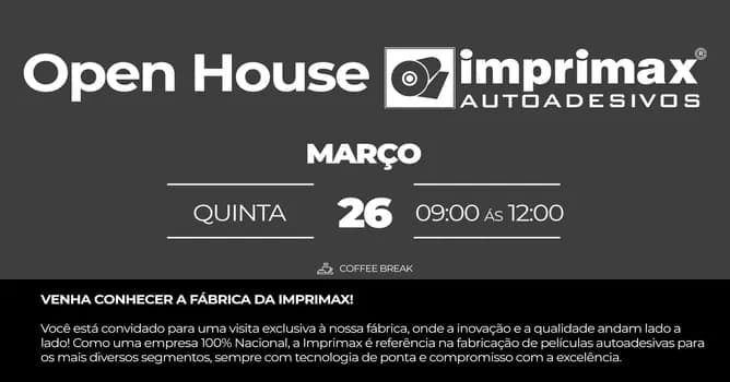Imagem do OPEN HOUSE IMPRIMAX - 26/03