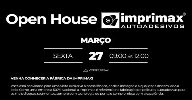 Imagem do OPEN HOUSE IMPRIMAX - 27/03