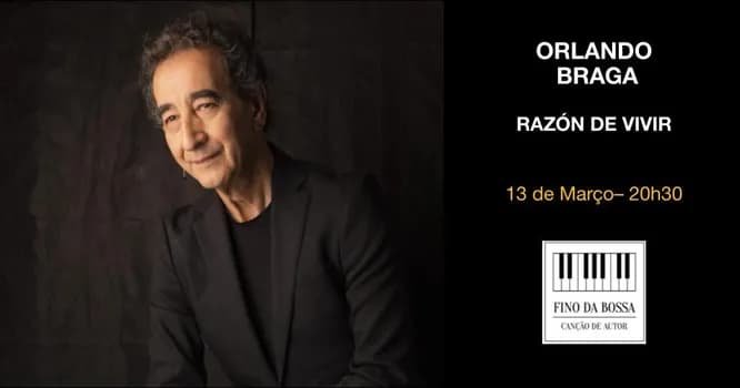 Imagem do Orlando Braga no Fino da Bossa 