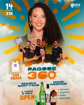 Imagem do Pagode 360º - Cabana Area Beach 14/03