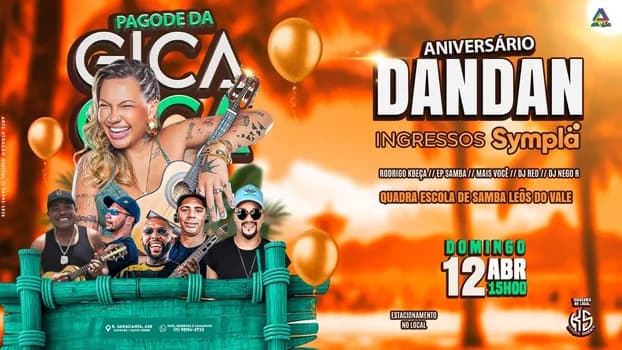 Imagem do PAGODE DA GICA na LEÕES DO VALE em SANTO ANDRÉ!