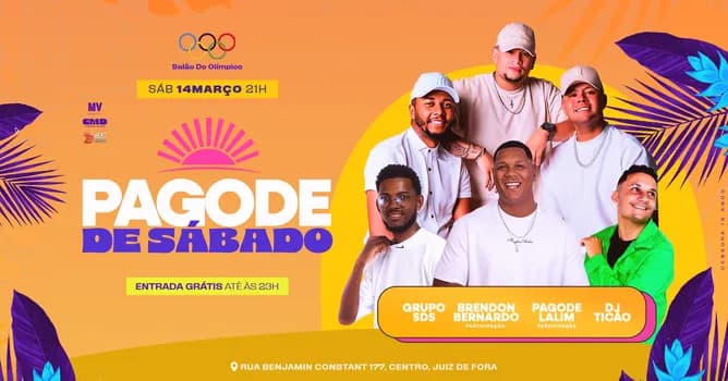 Imagem do PAGODE DE SÁBADO