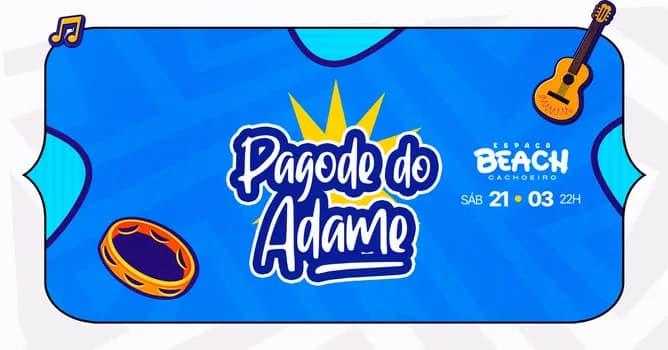 Imagem do PAGODE DO ADAME - Espaço Beach