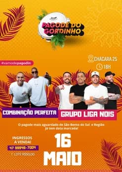 Pagode do Gordinho - 16 de Maio em São Bento do Sul